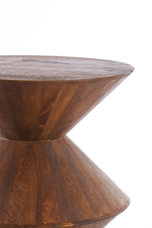 Light & Living Bijzettafel Ø45x60 cm LARUS mango hout bruin