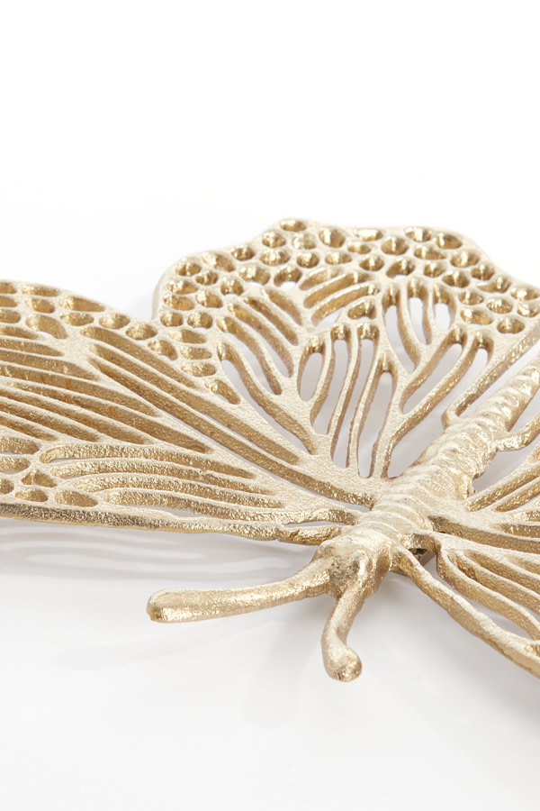 Light & Living Ornament 41x23x4 cm BUTTERFLY glans goud