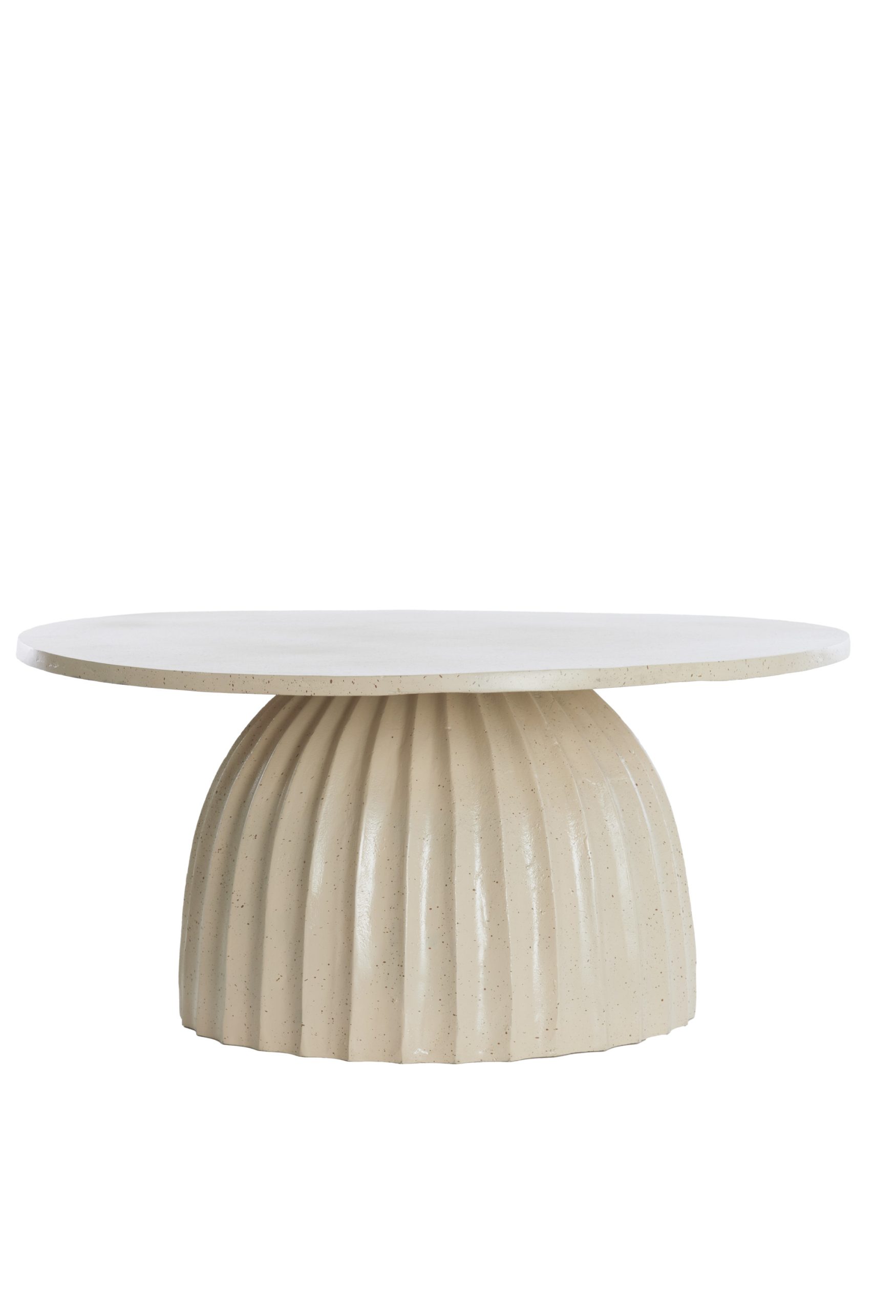 Light & Living Salontafel Ø70x33,5 cm VEGLIA mat zand+licht brn gespikkeld