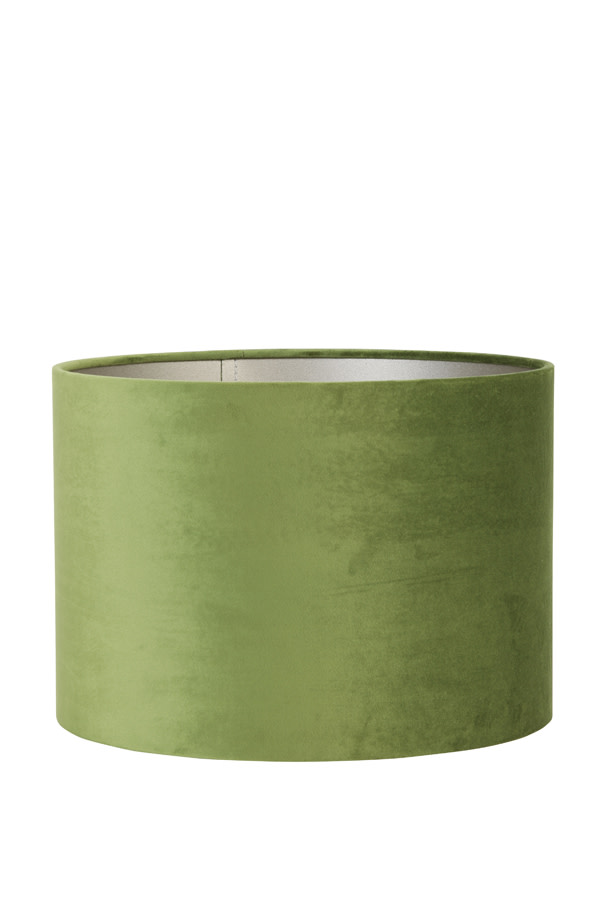 Light & Living Kap cilinder 40-40-30 cm VELOURS olijf groen