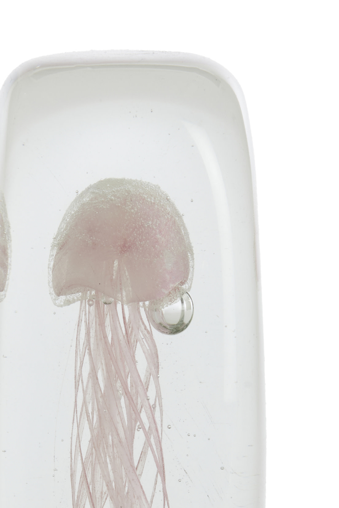 Light & Living Ornament 6x6x18,5 cm JELLYFISH glas licht roze