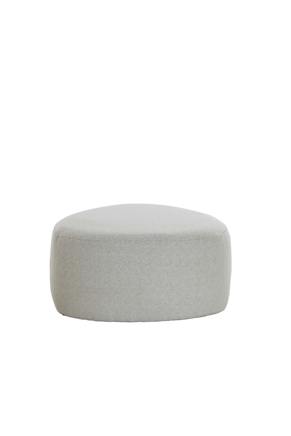 Light & Living Poef 68x68x35 cm LIBERIA beige