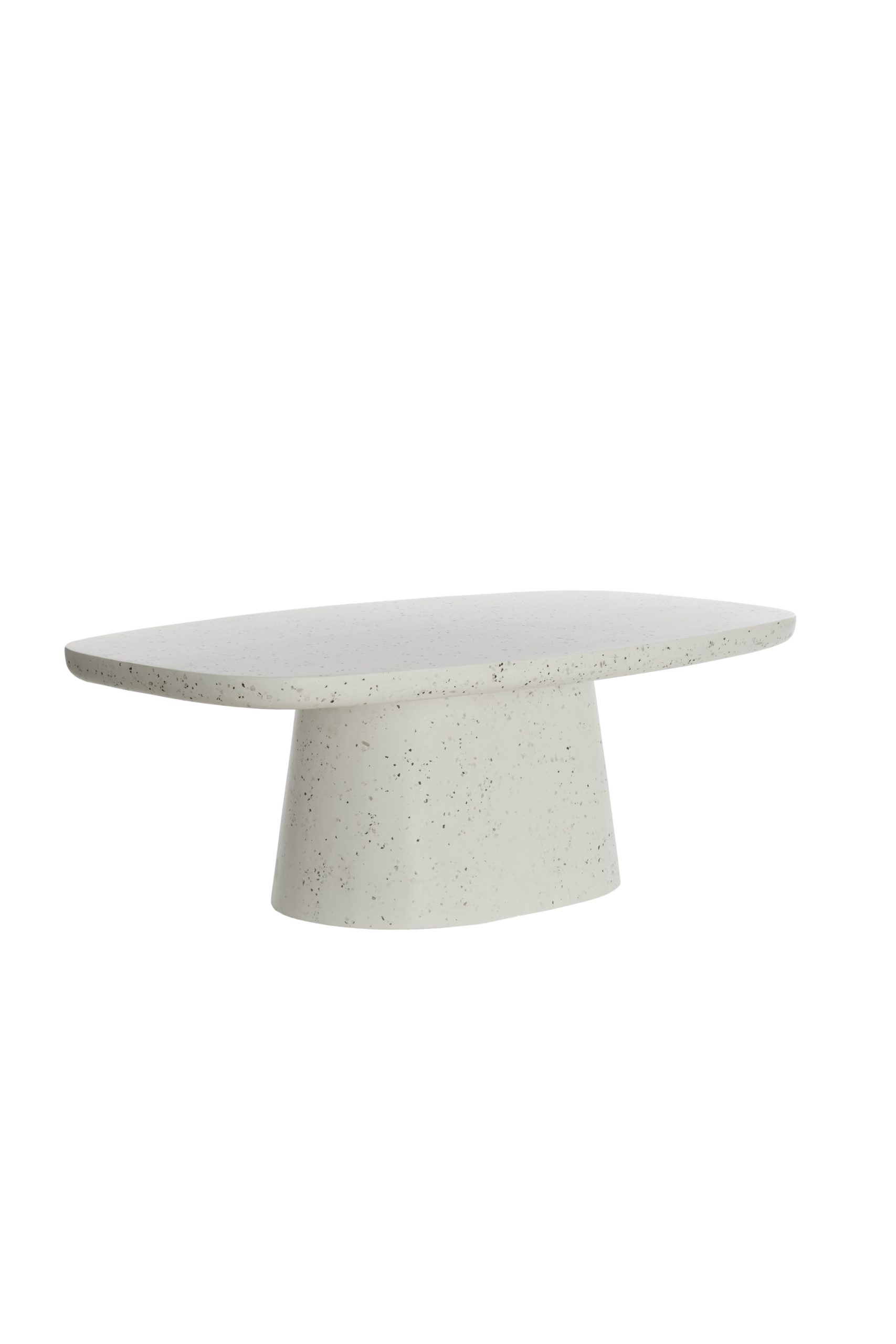Light & Living Salontafel 120x70x42 cm HAMURA terrazzo wit