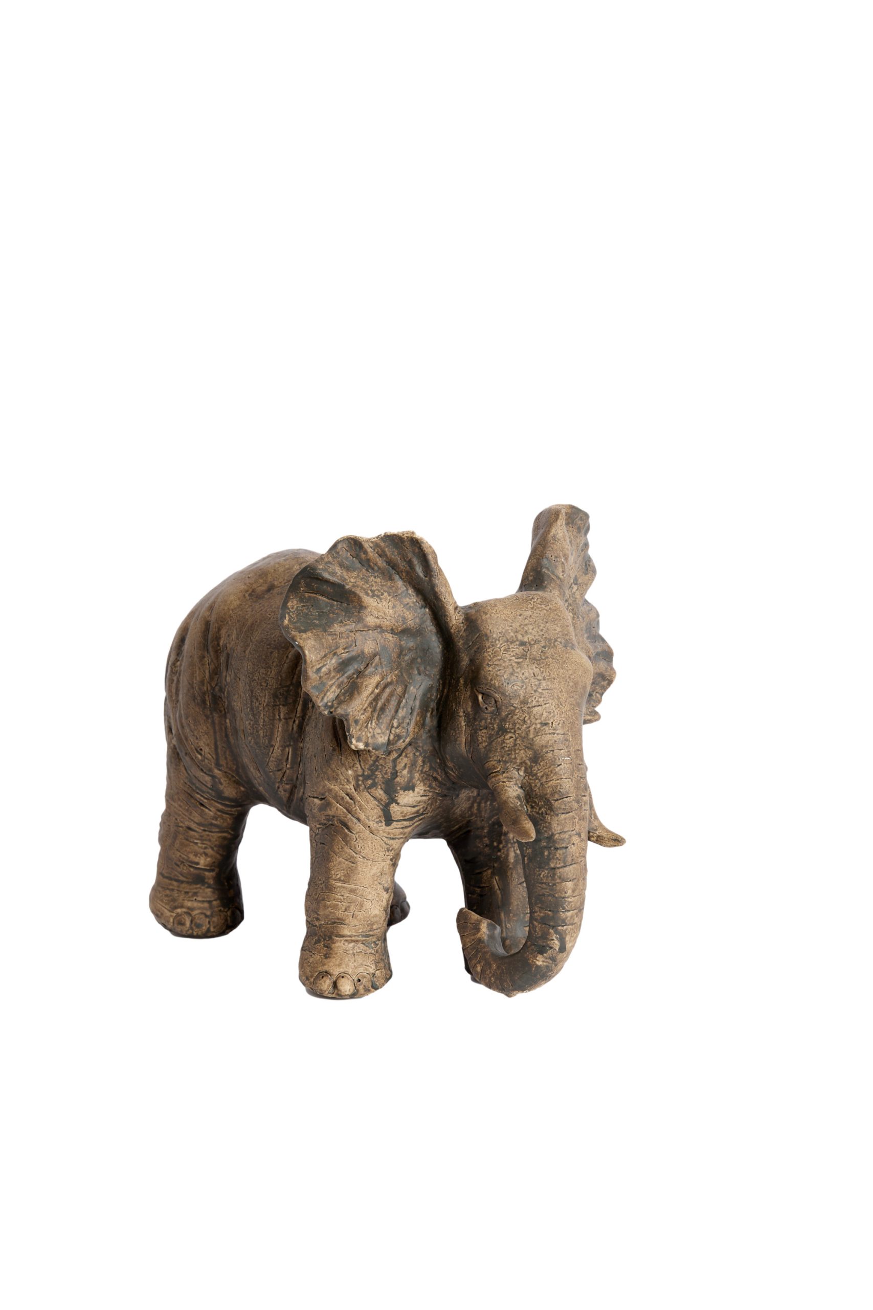 Light & Living Ornament 24x17x20,5 cm ELEPHANT antiek donker bruin