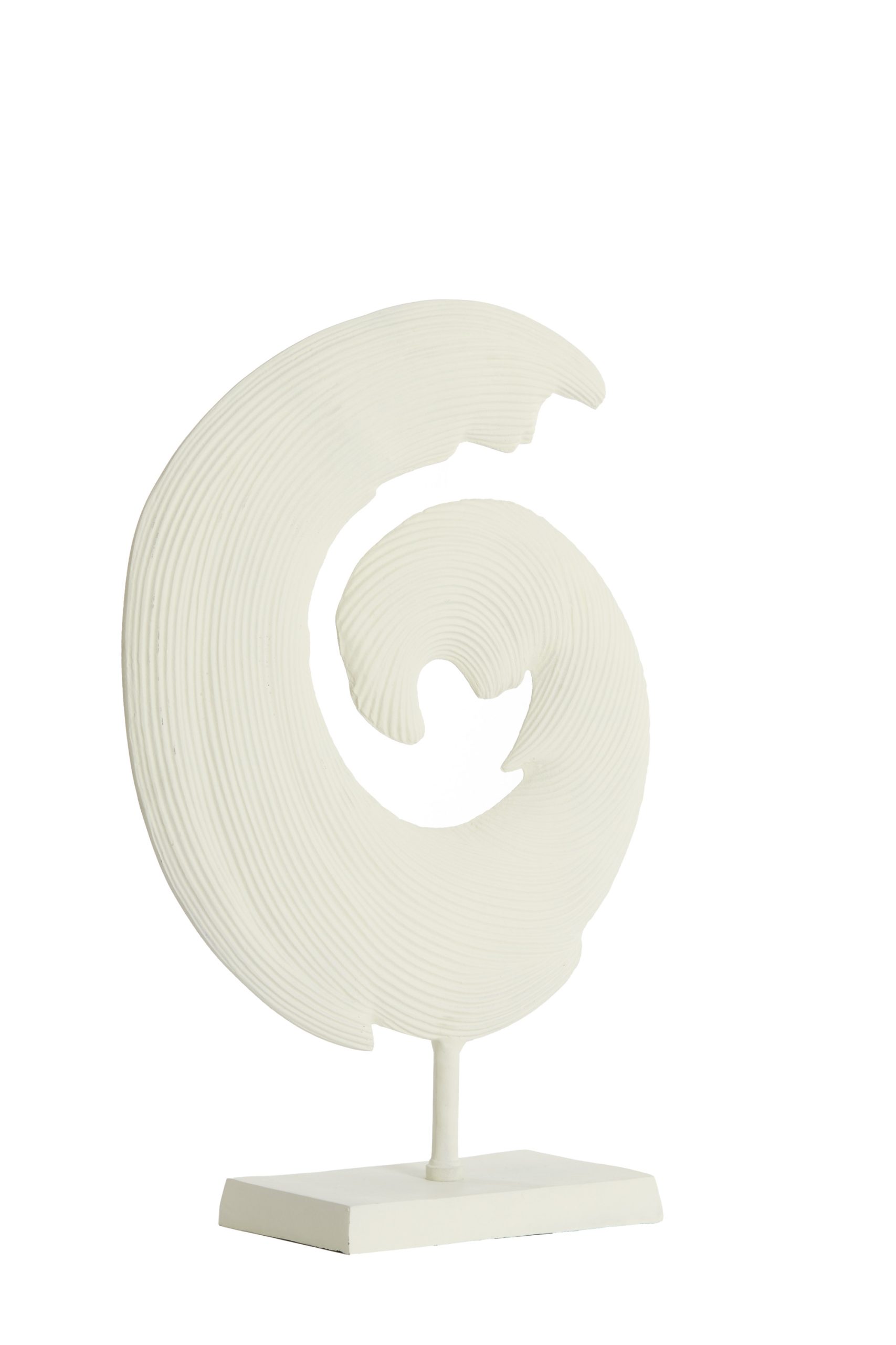 Light & Living Ornament op voet 43x15x60 cm SHWIBA crème