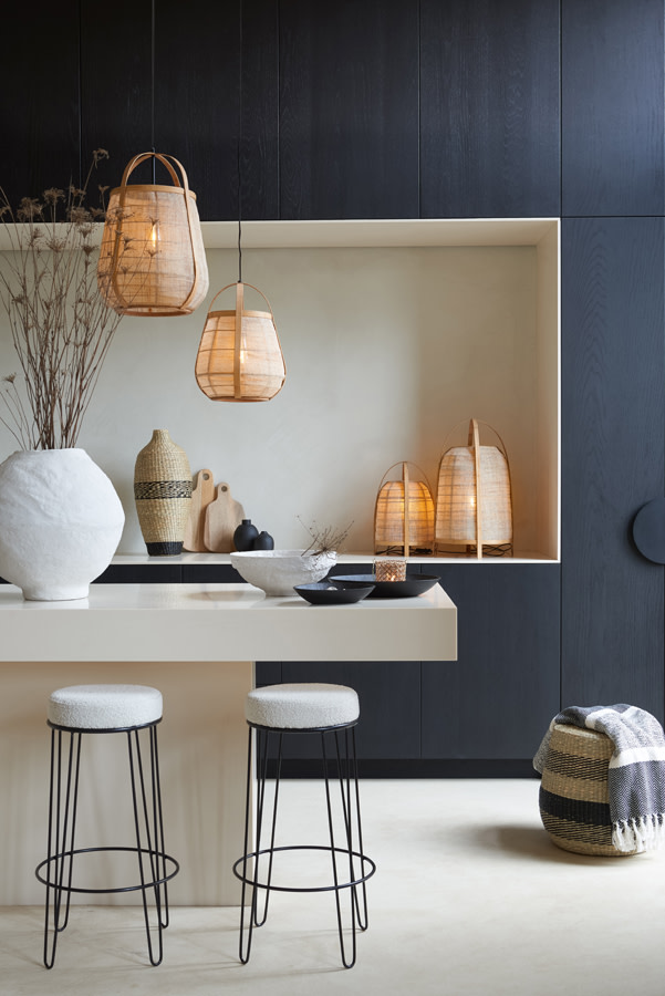 Light & Living Hanglamp Ø32x44 cm JACINTO naturel