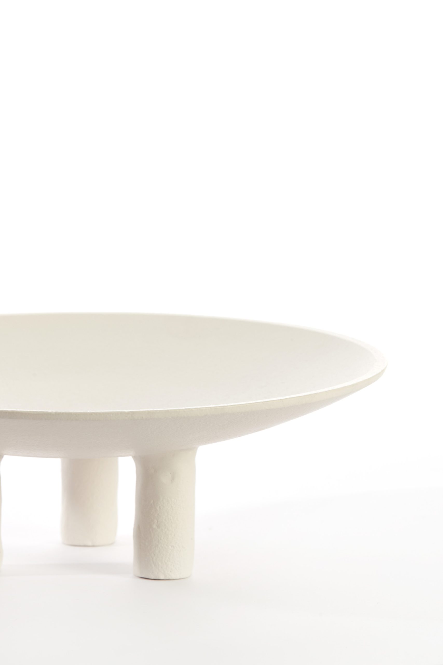 Light & Living Plateau op voet Ø30,5x10,5 cm TABUA crème