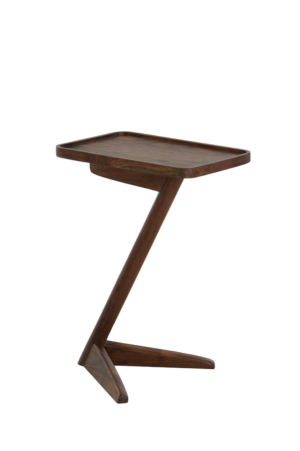 Light & Living Bijzettafel 45x42x63 cm QIANO acacia hout bruin