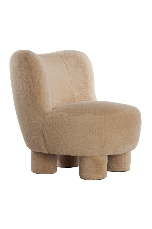 Light & Living Stoel 79x76x77 cm KAMOVU beige