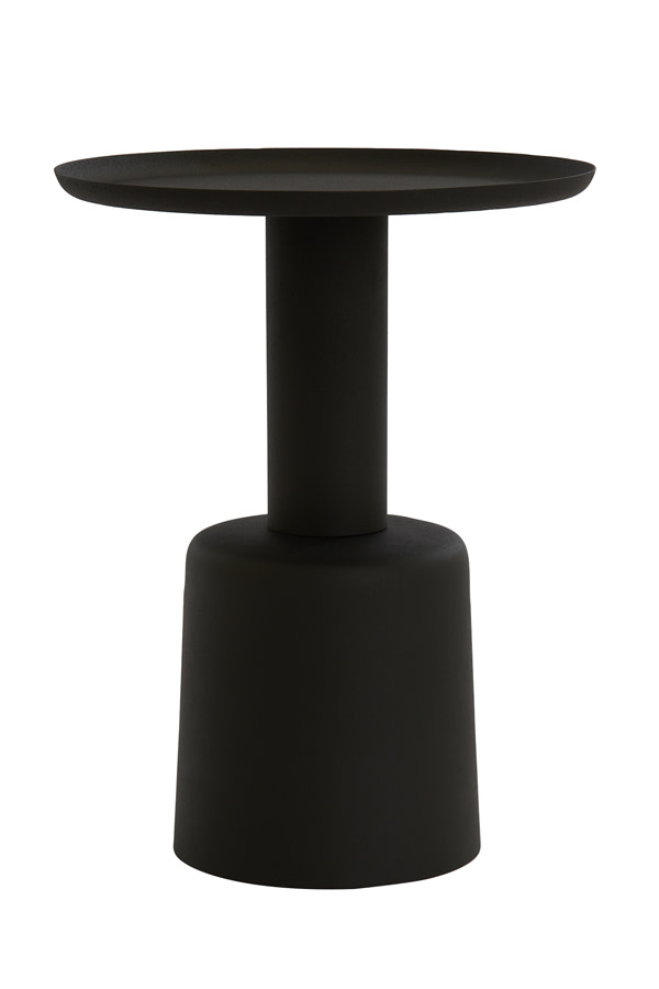 Light & Living Bijzettafel Ø39x52 cm MILAKI zwart
