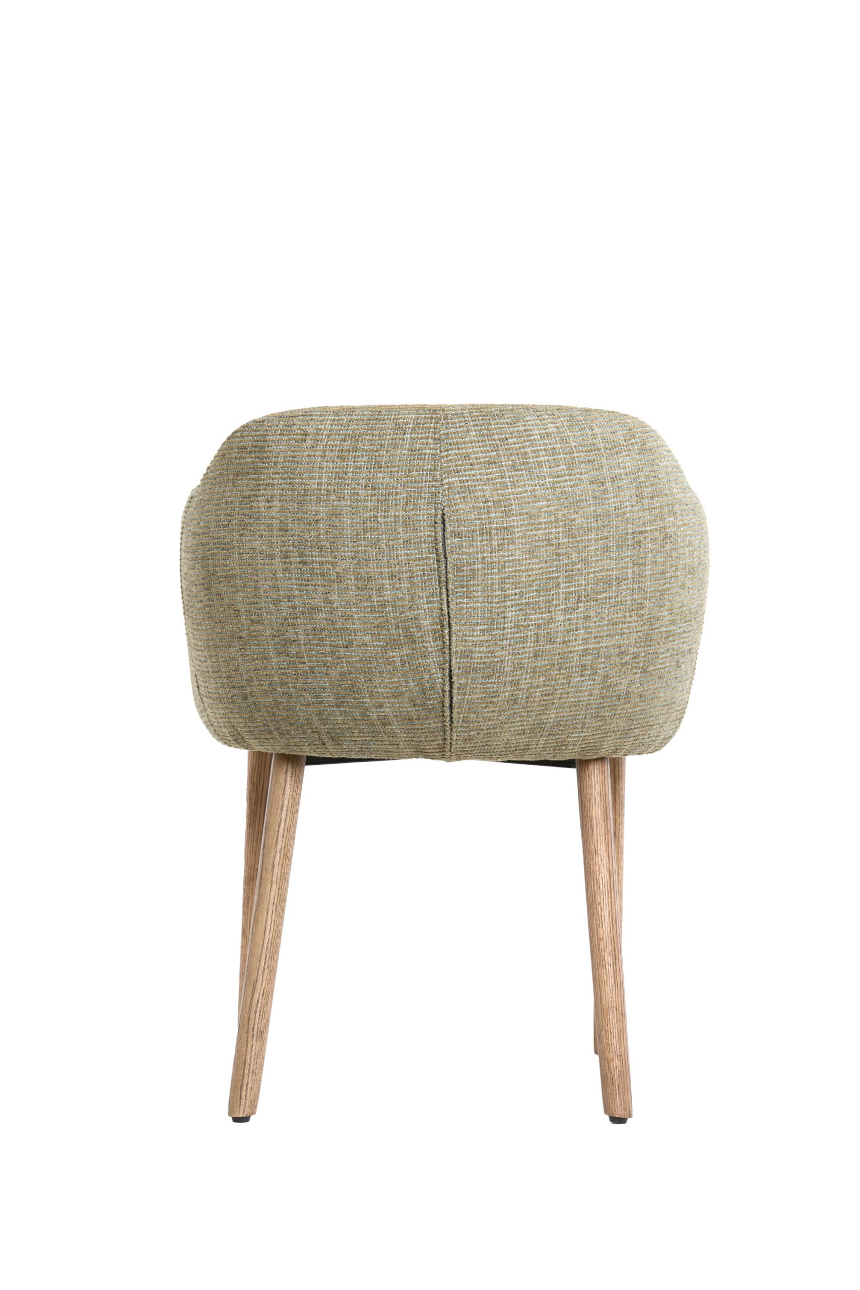 Light & Living Eetkamerstoel 59,5x59x76 cm BLAINE groen+hout donker bruin