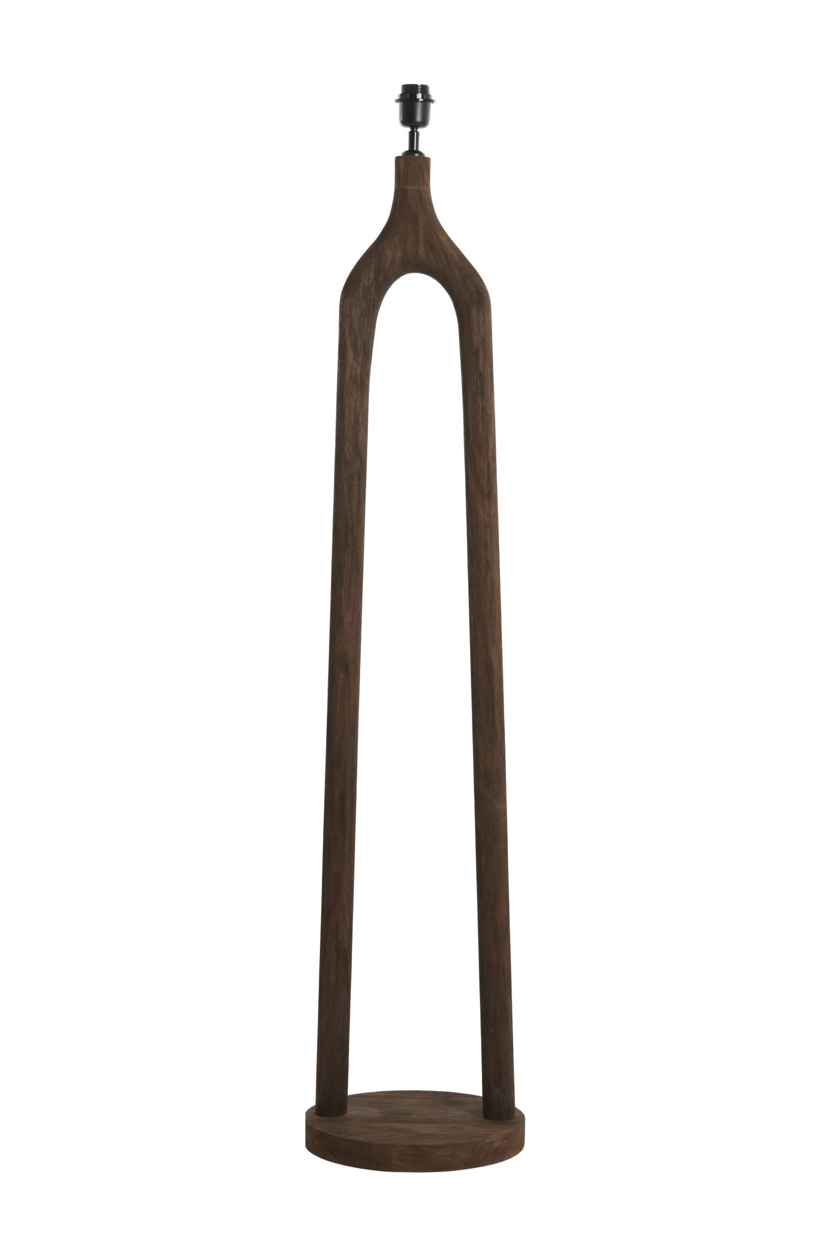 Light & Living Vloerlamp Ø30x135 cm XITTA hout mat donker bruin