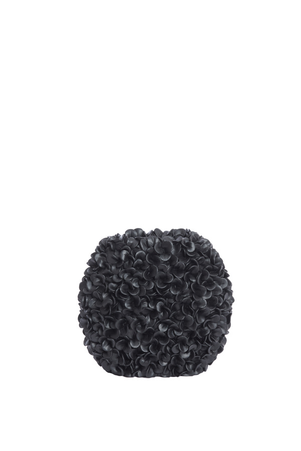 Light & Living Vaas deco 31,5x17x28 cm PHYLIA mat zwart