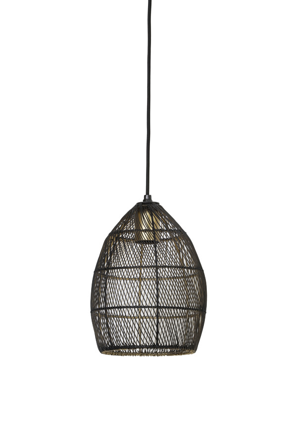 Light & Living Hanglamp Ø20x25 cm MEYA zwart-goud