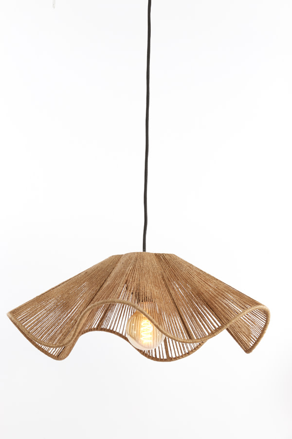 Light & Living Hanglamp Ø48x19 cm FODARA jute naturel