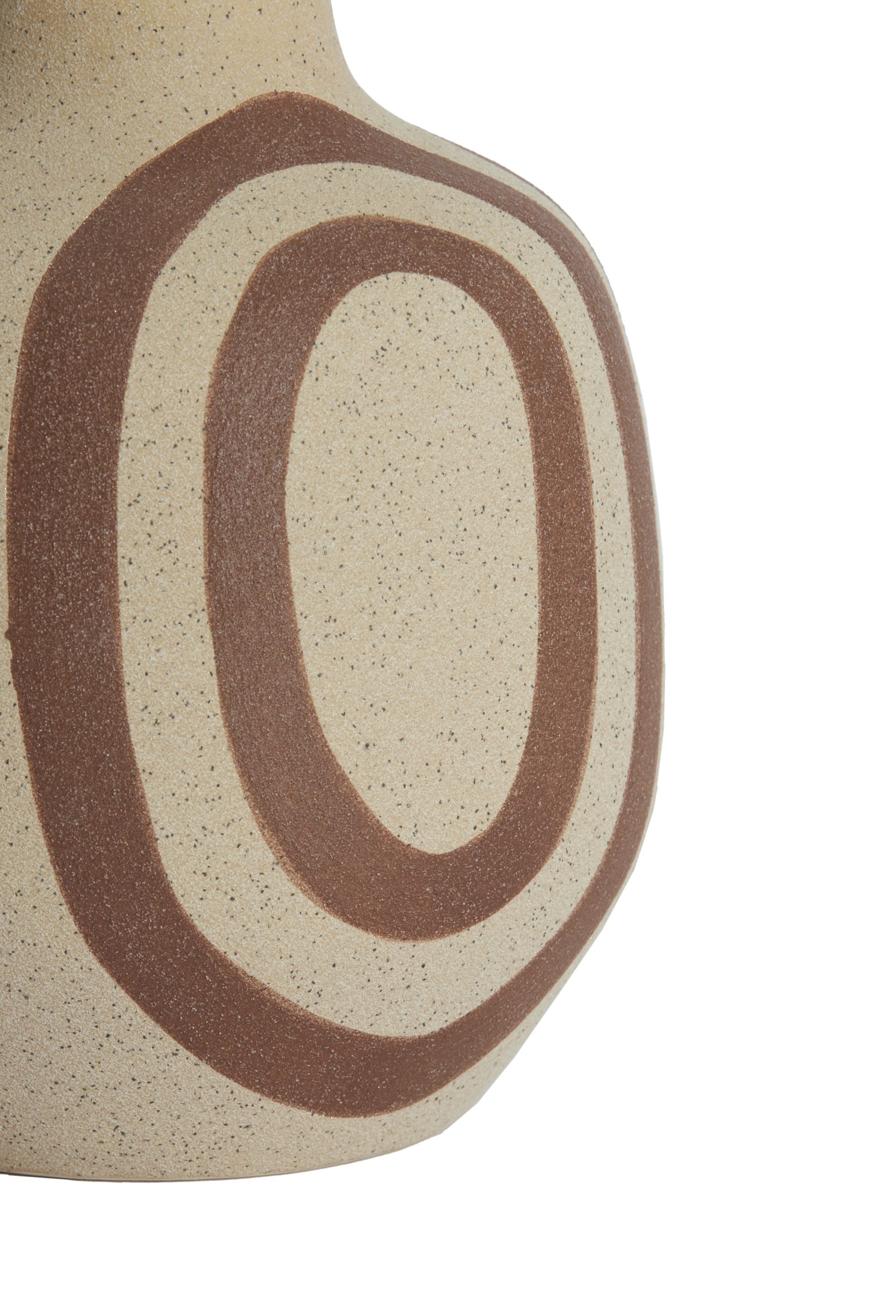 Light & Living Vaas deco Ø16x18,5 cm UMYA keramiek mat zand-terra