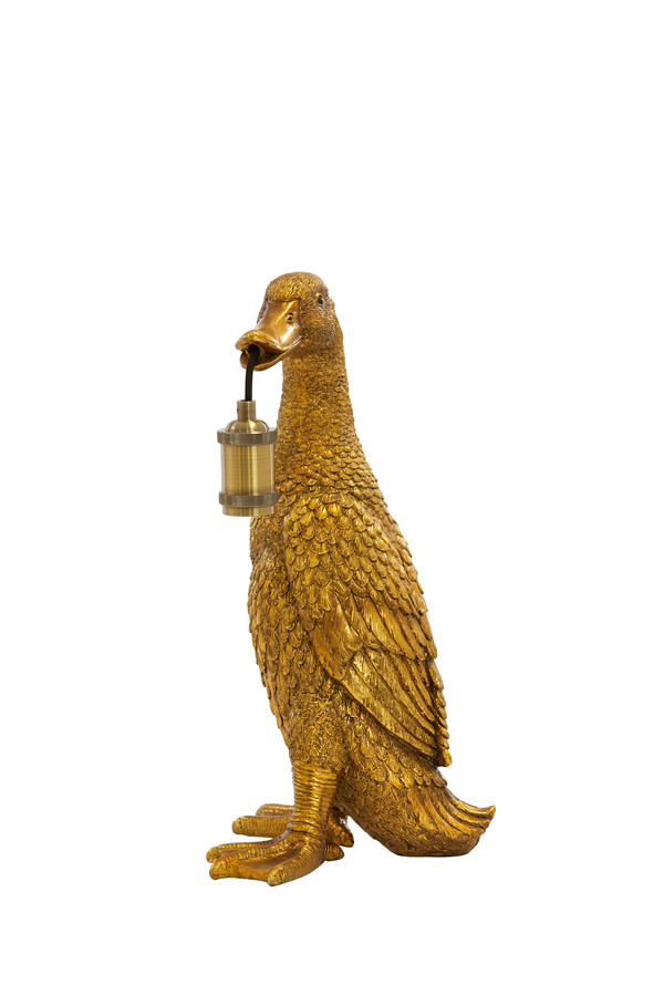 Light & Living Tafellamp 23,5x23x48,5 cm DUCK antiek brons