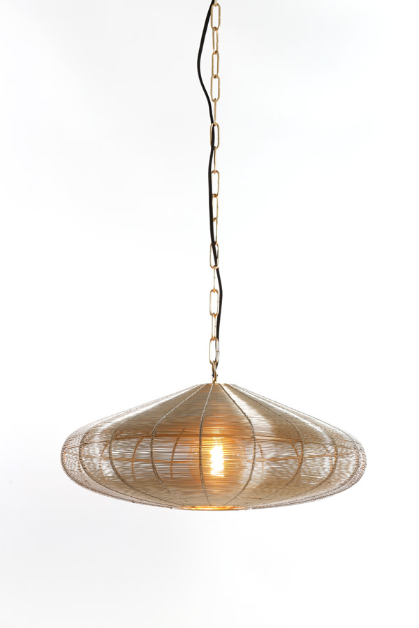 Light & Living Hanglamp Ø51x20 cm BAHOTO licht goud
