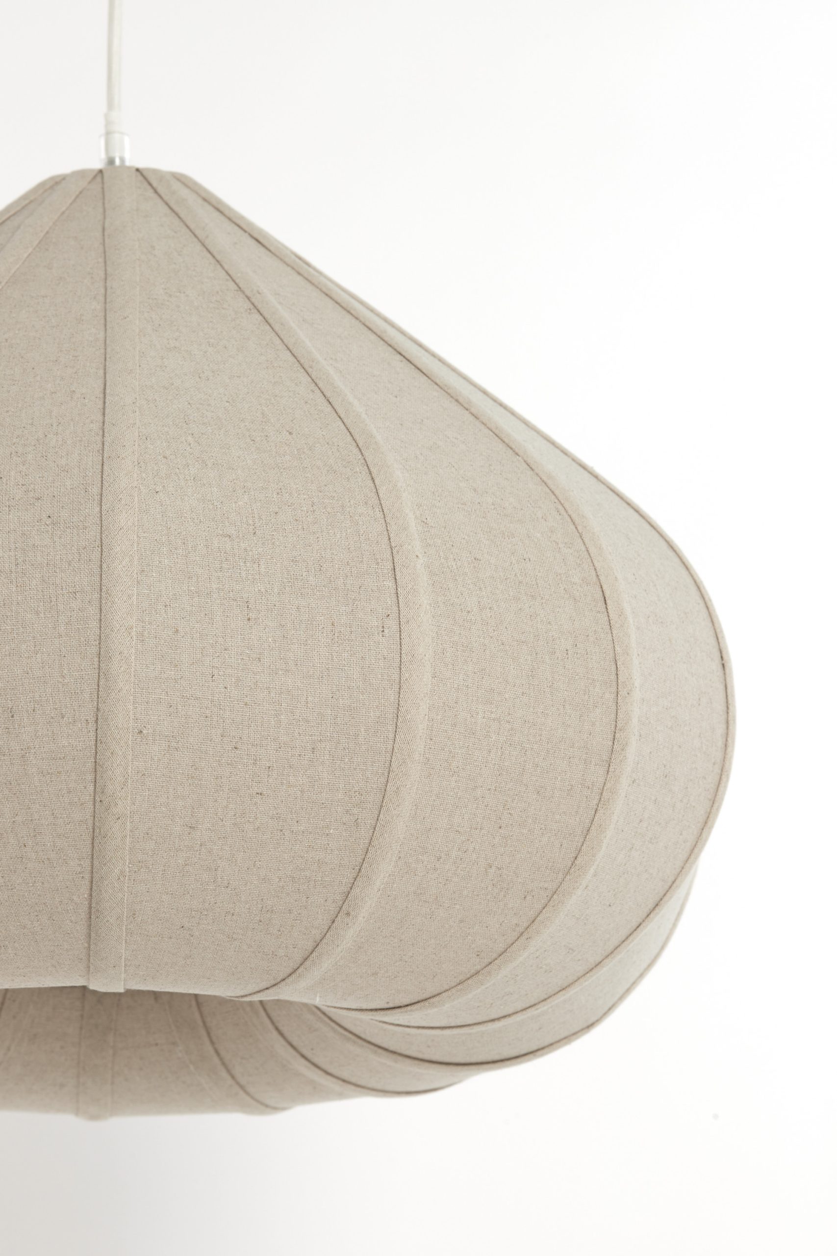 Light & Living Hanglamp Ø60x42,5 cm ZUBEDA linnen naturel