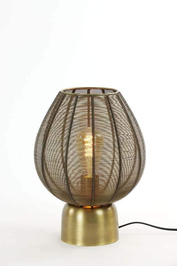 Light & Living Tafellamp Ø25x34 cm SUNEKO antiek brons