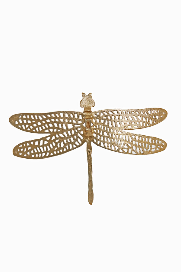 Light & Living Ornament 36x24x4 cm DRAGONFLY glans goud