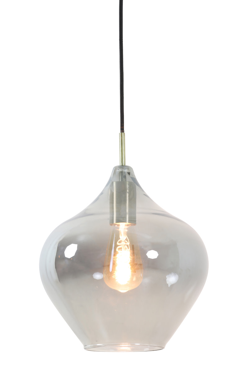 Light & Living Hanglamp Ø27x29,5 cm RAKEL antiek brons+smoke