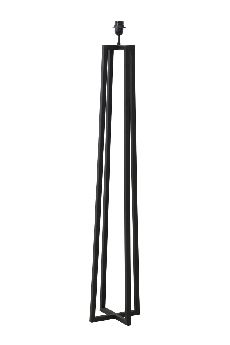 Light & Living Vloerlamp 25x25x130 cm MILEY mat zwart