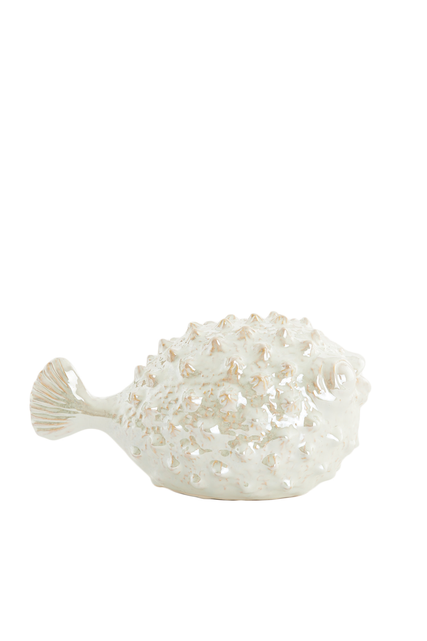 Light & Living Ornament 25,5x14,5x14 cm FISH keramiek crème parelmoer