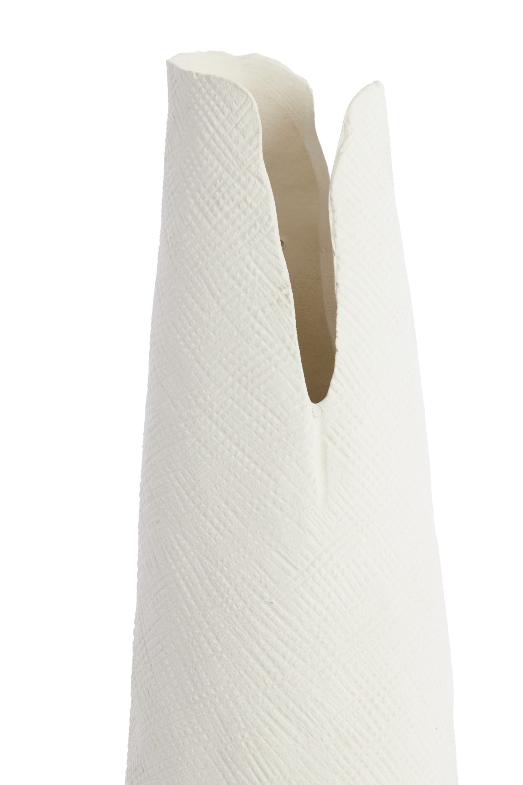 Light & Living Vaas deco 19x18,5x77,5 cm MESA keramiek crème