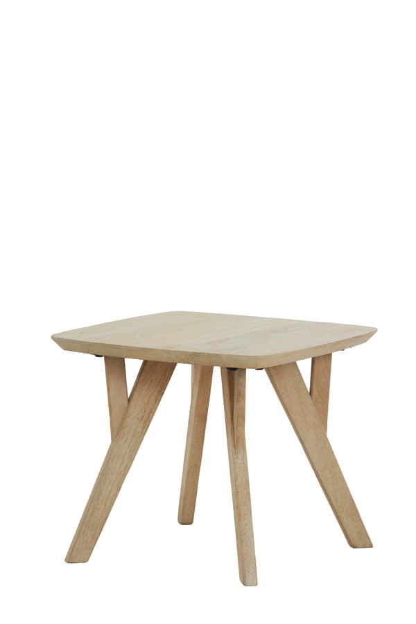 Light & Living Bijzettafel 50x50x42 cm QUENZA mango hout naturel