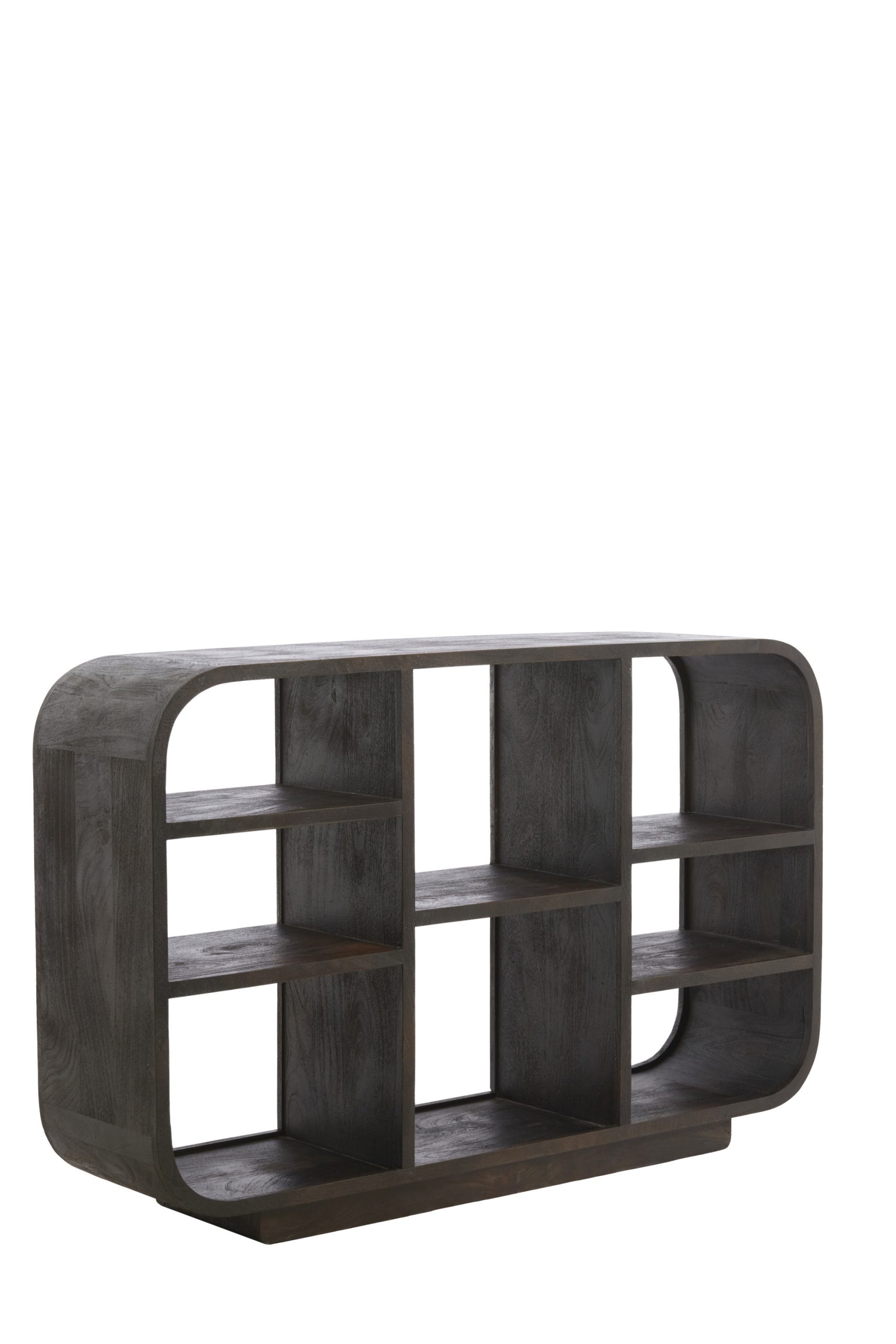 Light & Living Kast open 140x35x90 cm DANE hout mat donker roodbruin