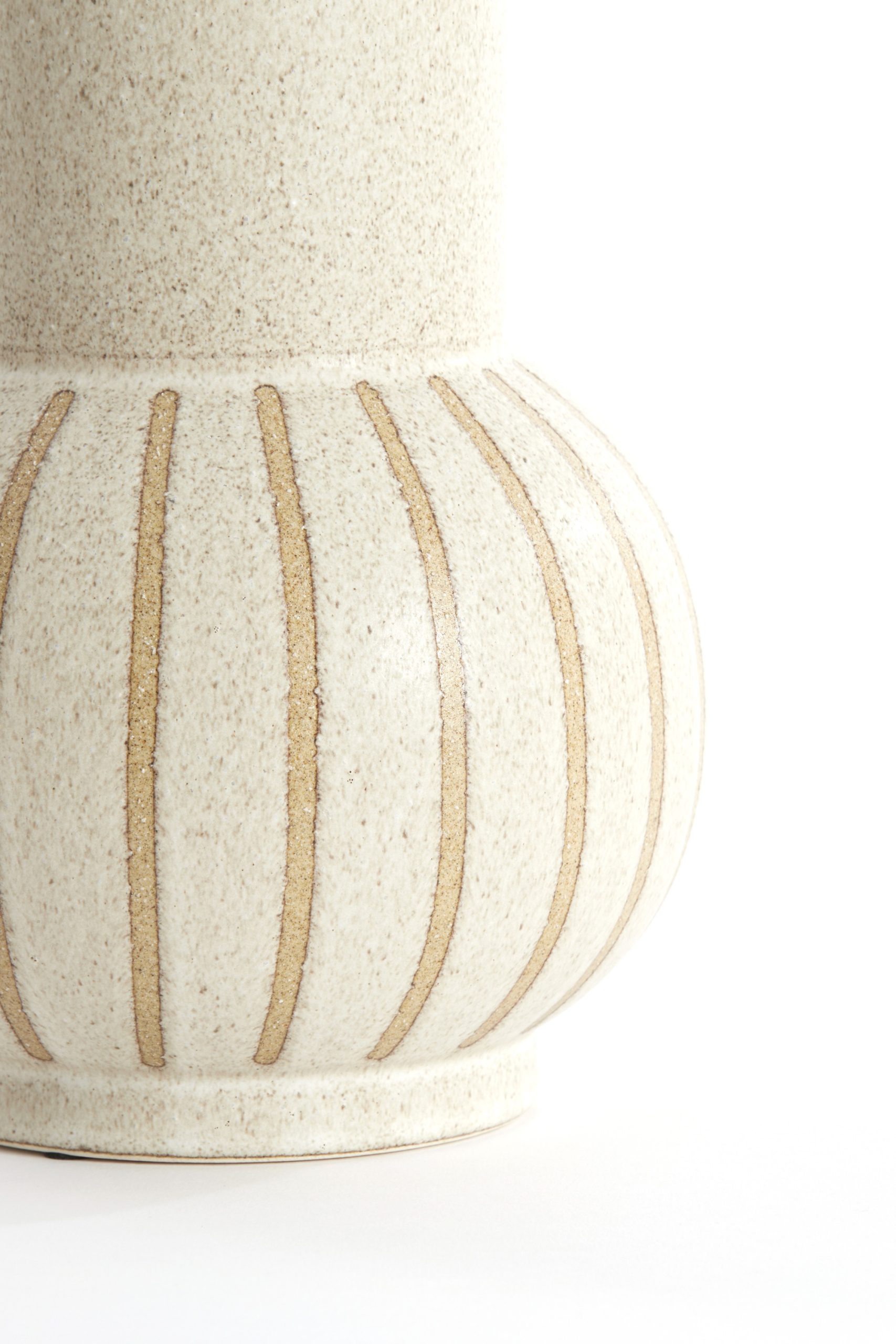 Light & Living Vaas deco Ø19x25 cm ULLOA keramiek mat zand+bruin