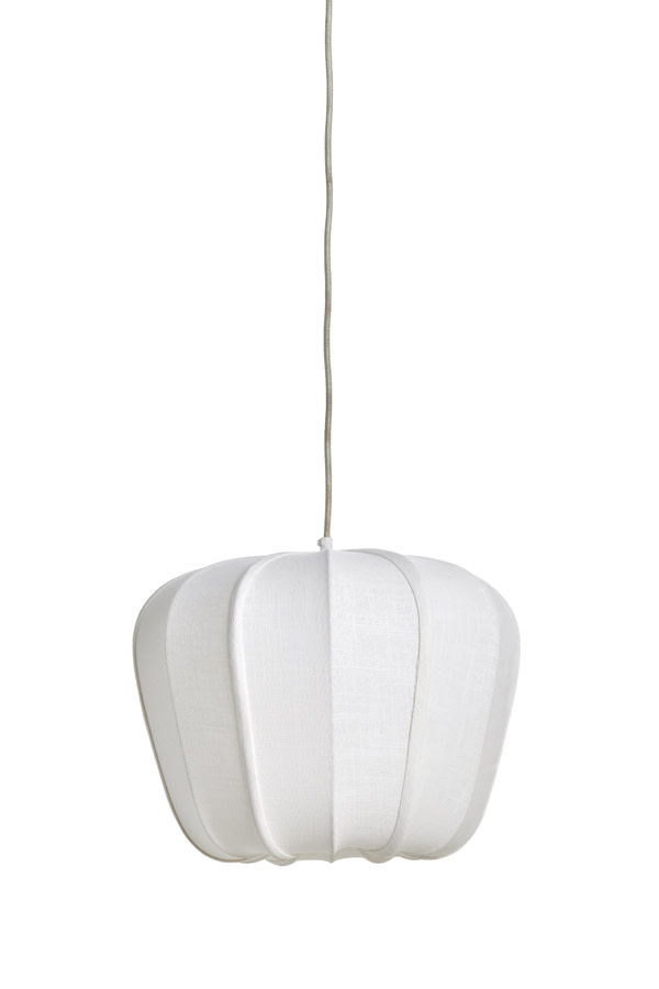 Light & Living Hanglamp Ø40x30 cm ZUBEDO wit