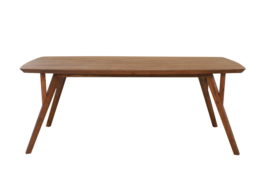 Light & Living Eettafel 200x100x76 cm QUENZA acacia hout bruin