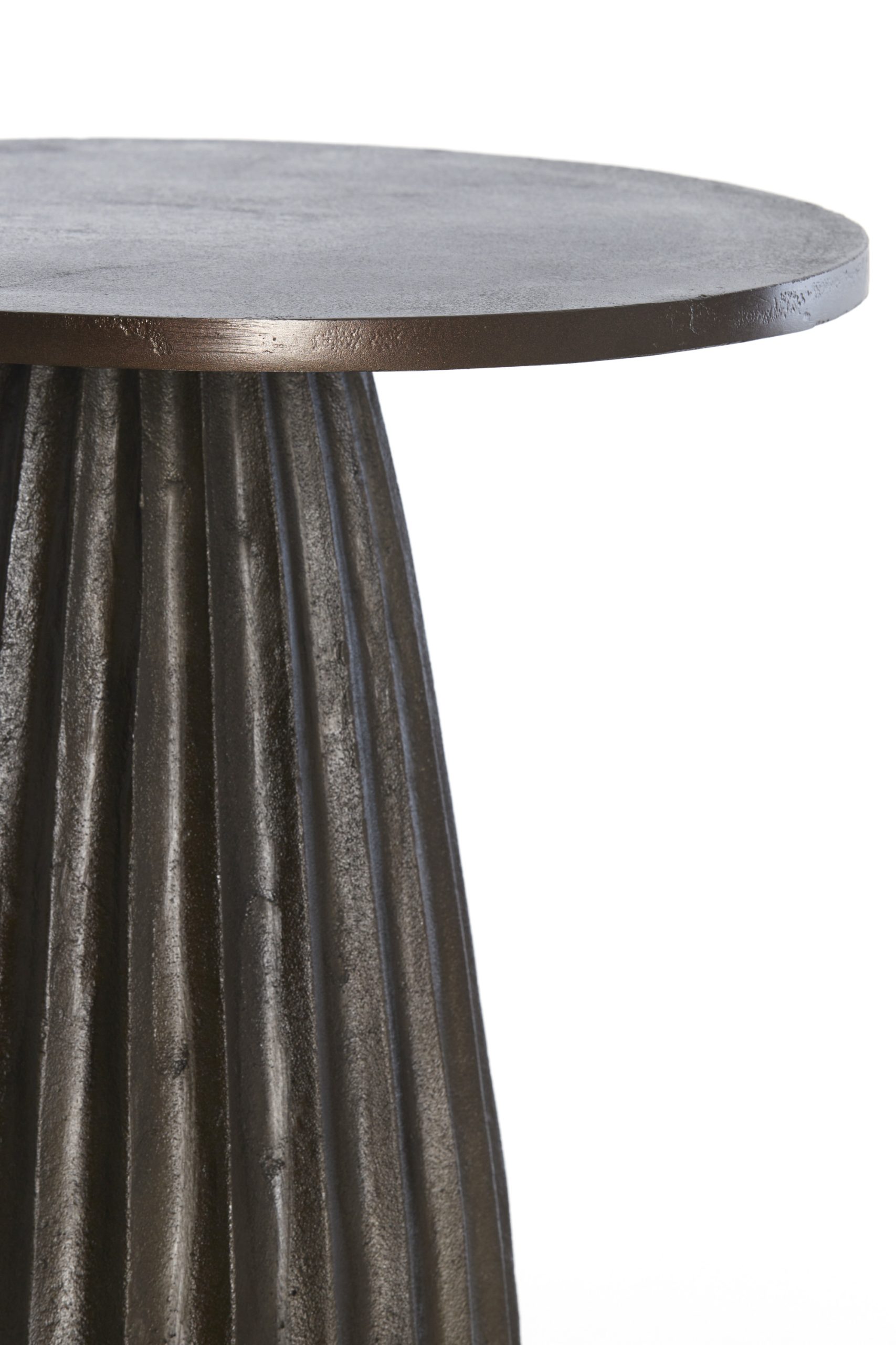 Light & Living Bijzettafel Ø45x56 cm VEGLIA mat donker bruin
