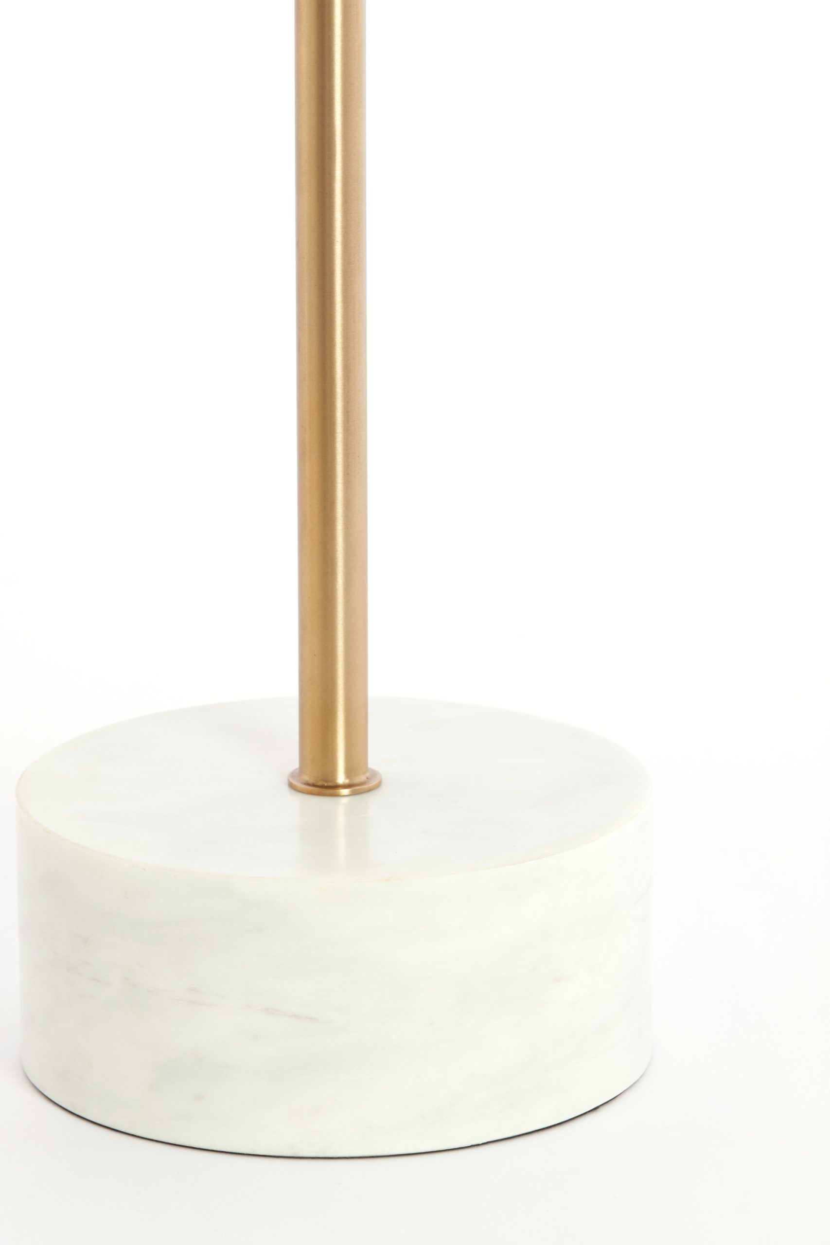 Light & Living Bijzettafel Ø41x53 cm CIVITA marmer wit+antiek brons