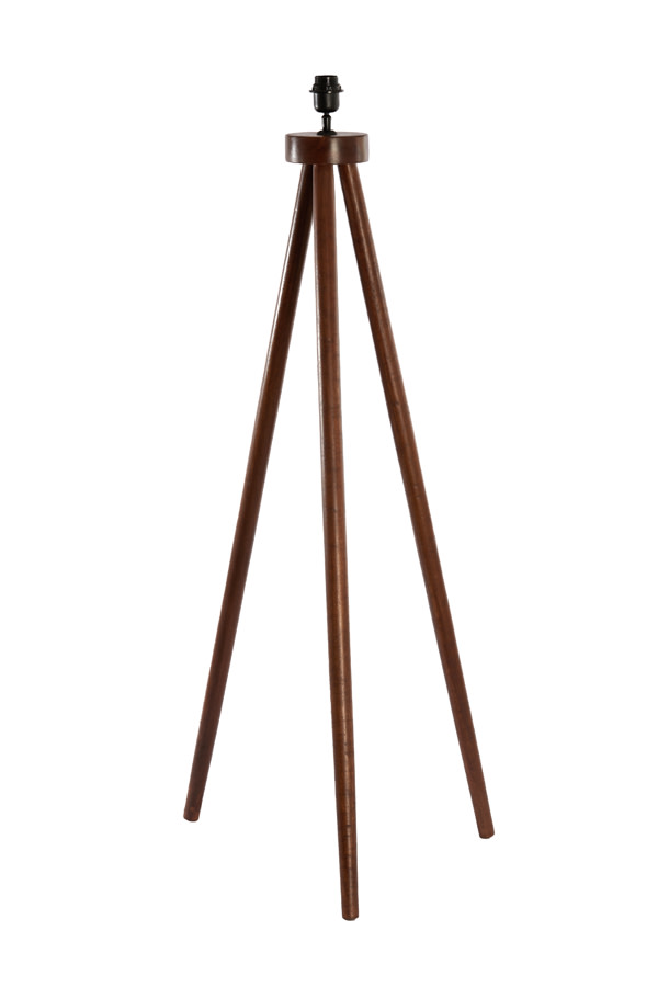 Light & Living Vloerlamp driepoot 52x52x122 cm ILIAS hout roodbruin