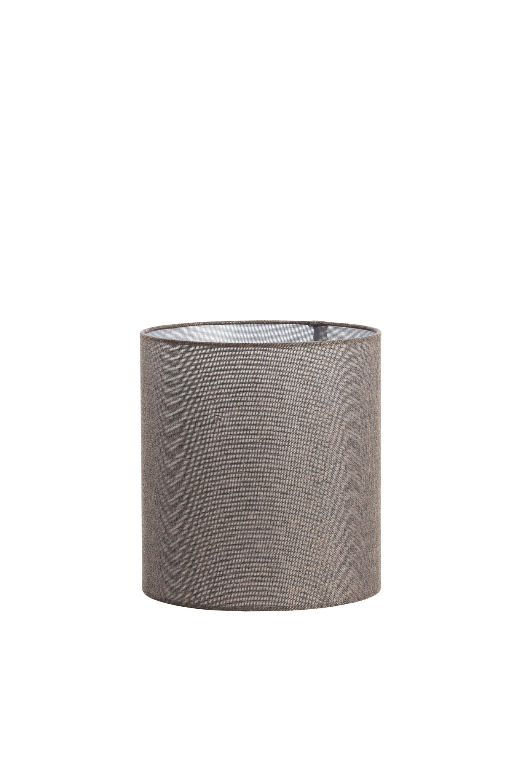 Light & Living Kap cilinder 25-25-27 cm BRANFO linnen donker bruin