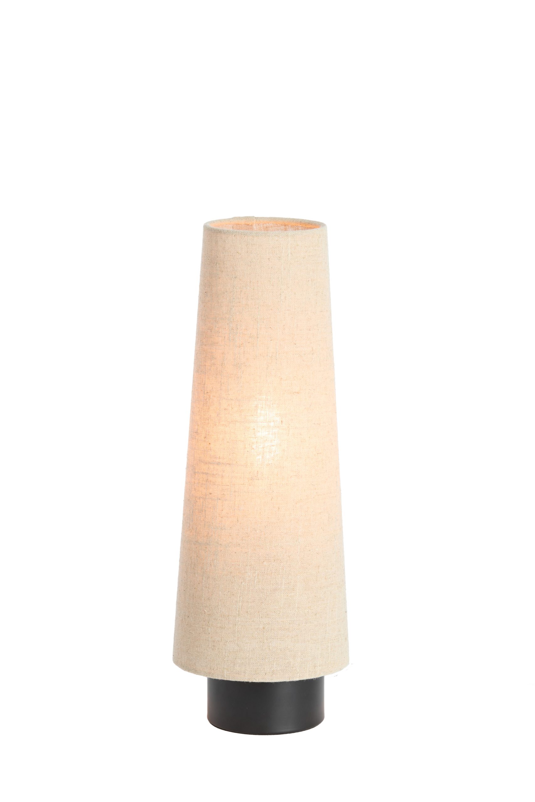 Light & Living Tafellamp Ø15x42 cm HOWIE mat zwart+naturel