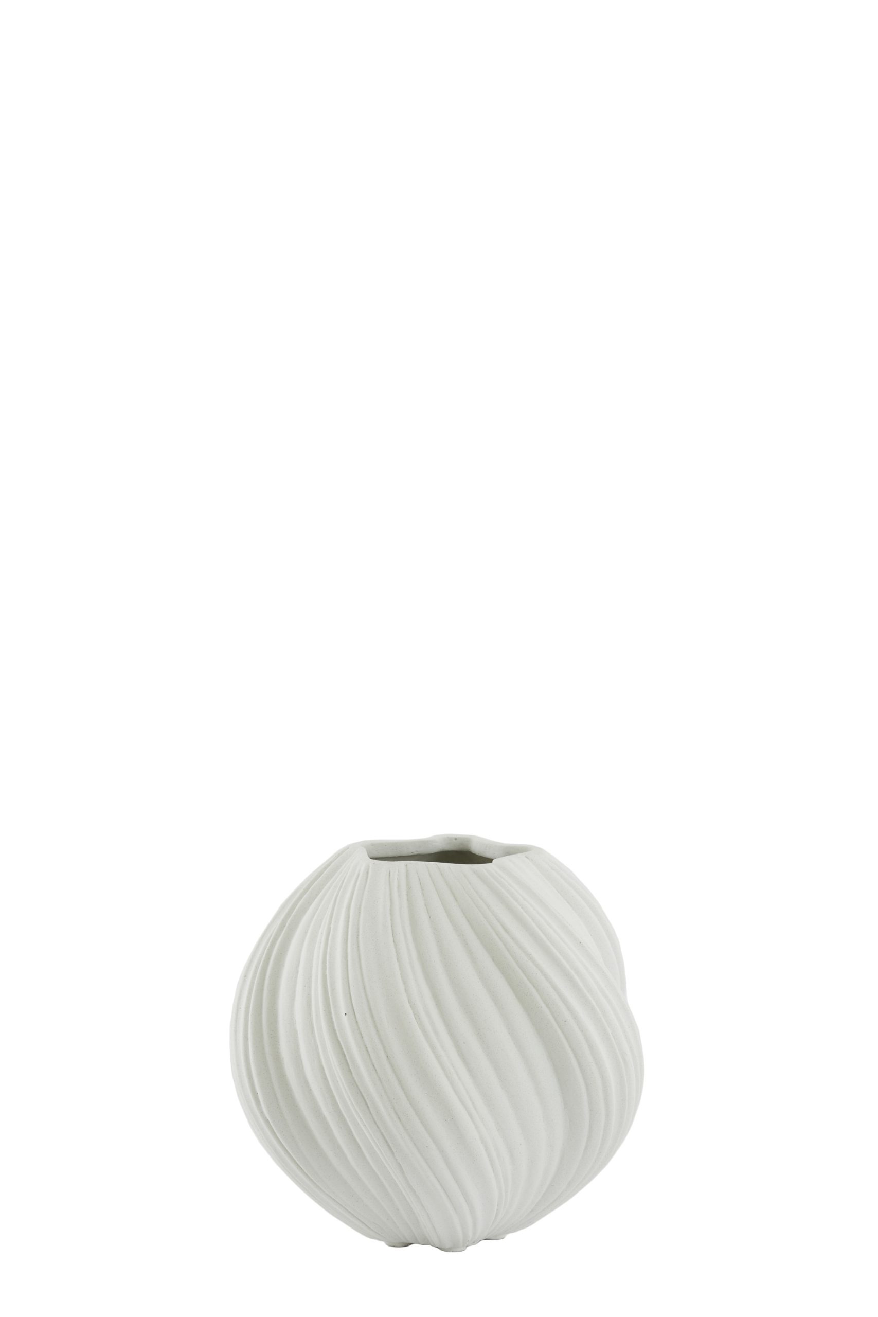 Light & Living Vaas deco Ø34x32 cm YATUNG crème