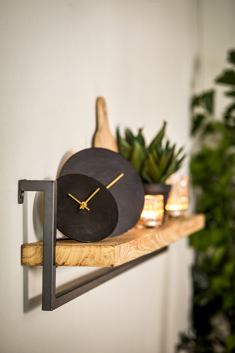 Light & Living Klok Ø15 cm LICOLA antiek zwart