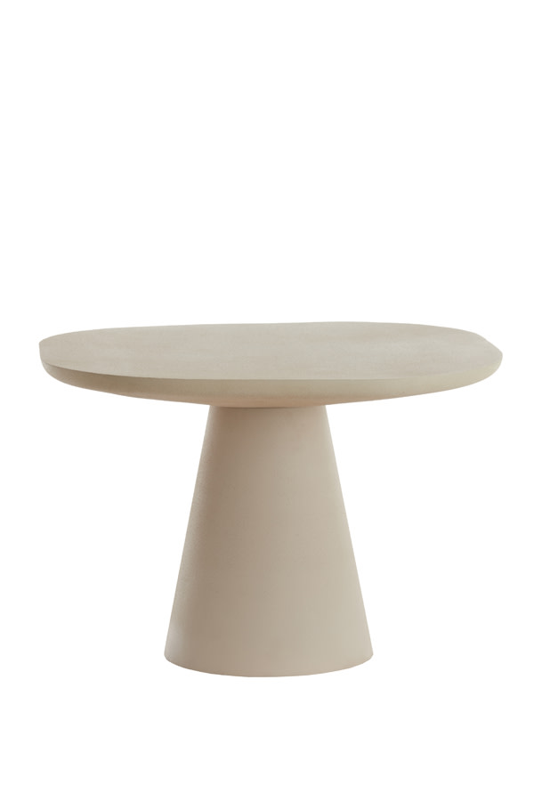 Light & Living Bijzettafel 60x60x41 cm ABALA mat crème