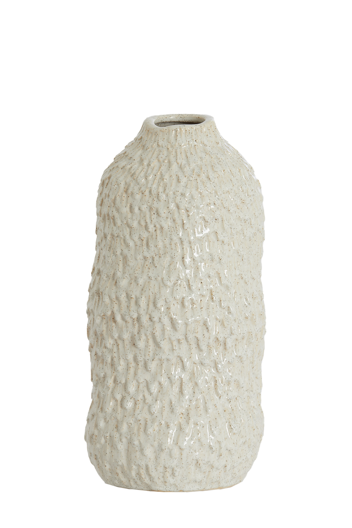 Light & Living Vaas deco Ø17x35,5 cm ASOLA keramiek crème