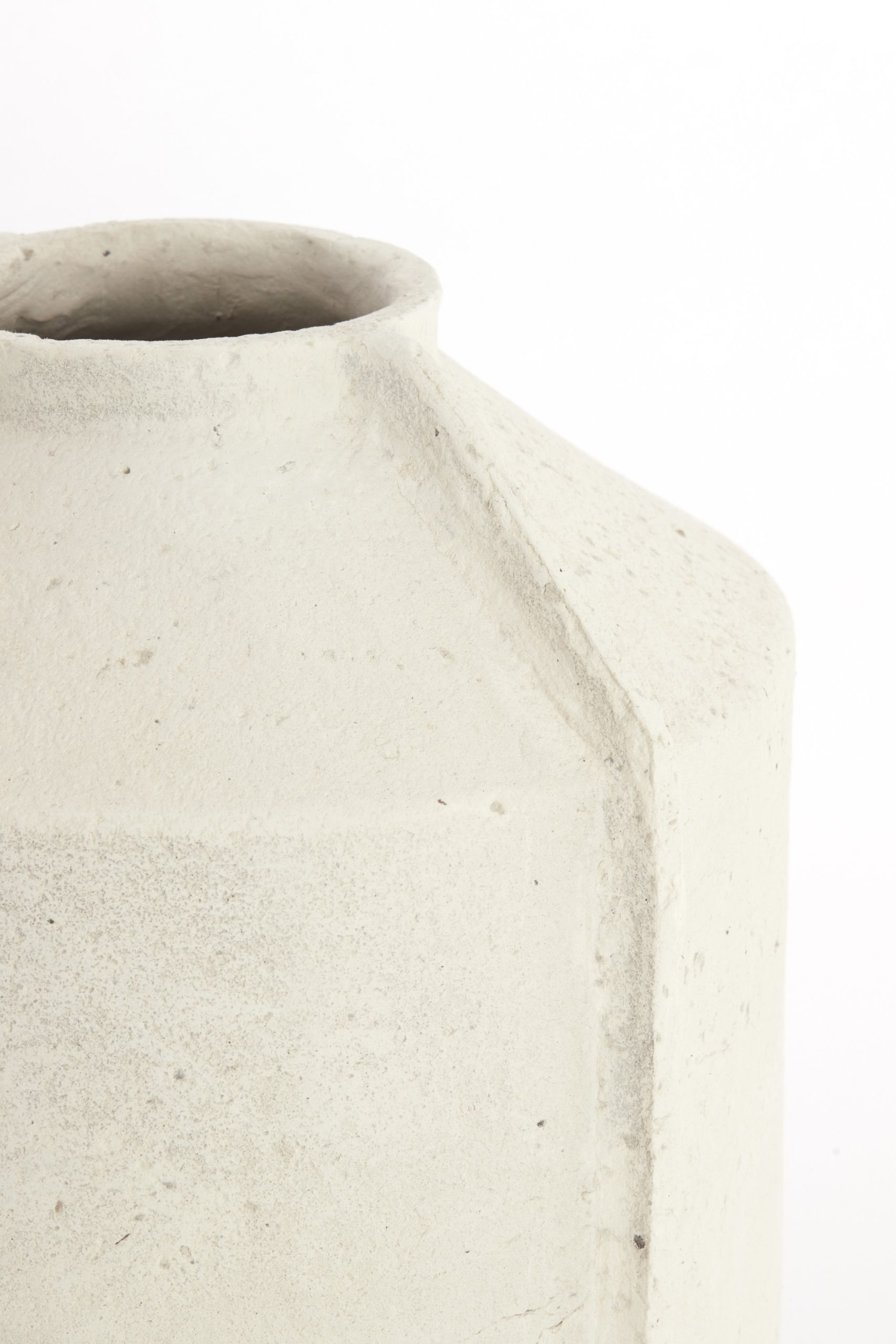 Light & Living Pot deco 35x32x57 cm NORIC mat crème