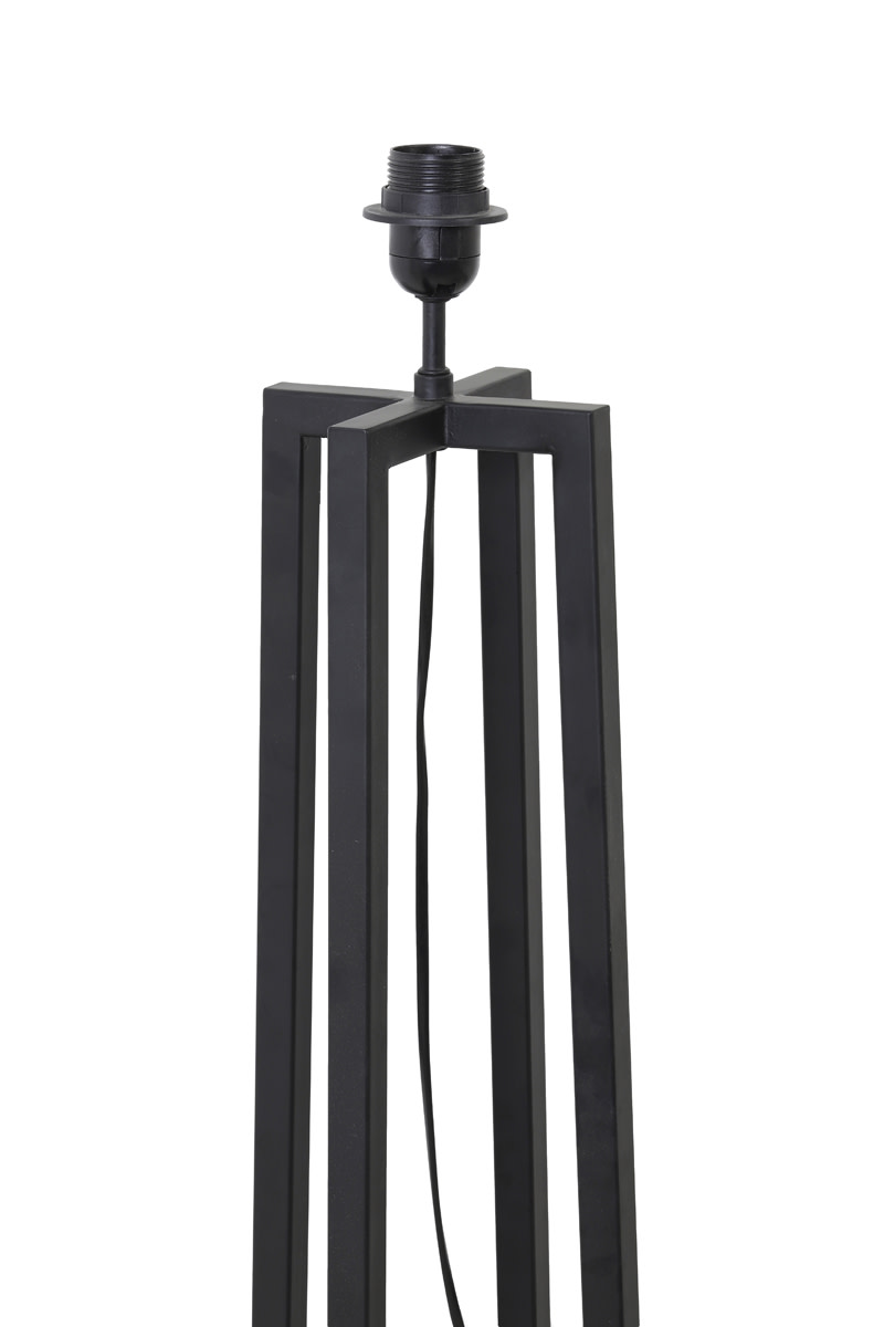 Light & Living Vloerlamp 25x25x130 cm MILEY mat zwart