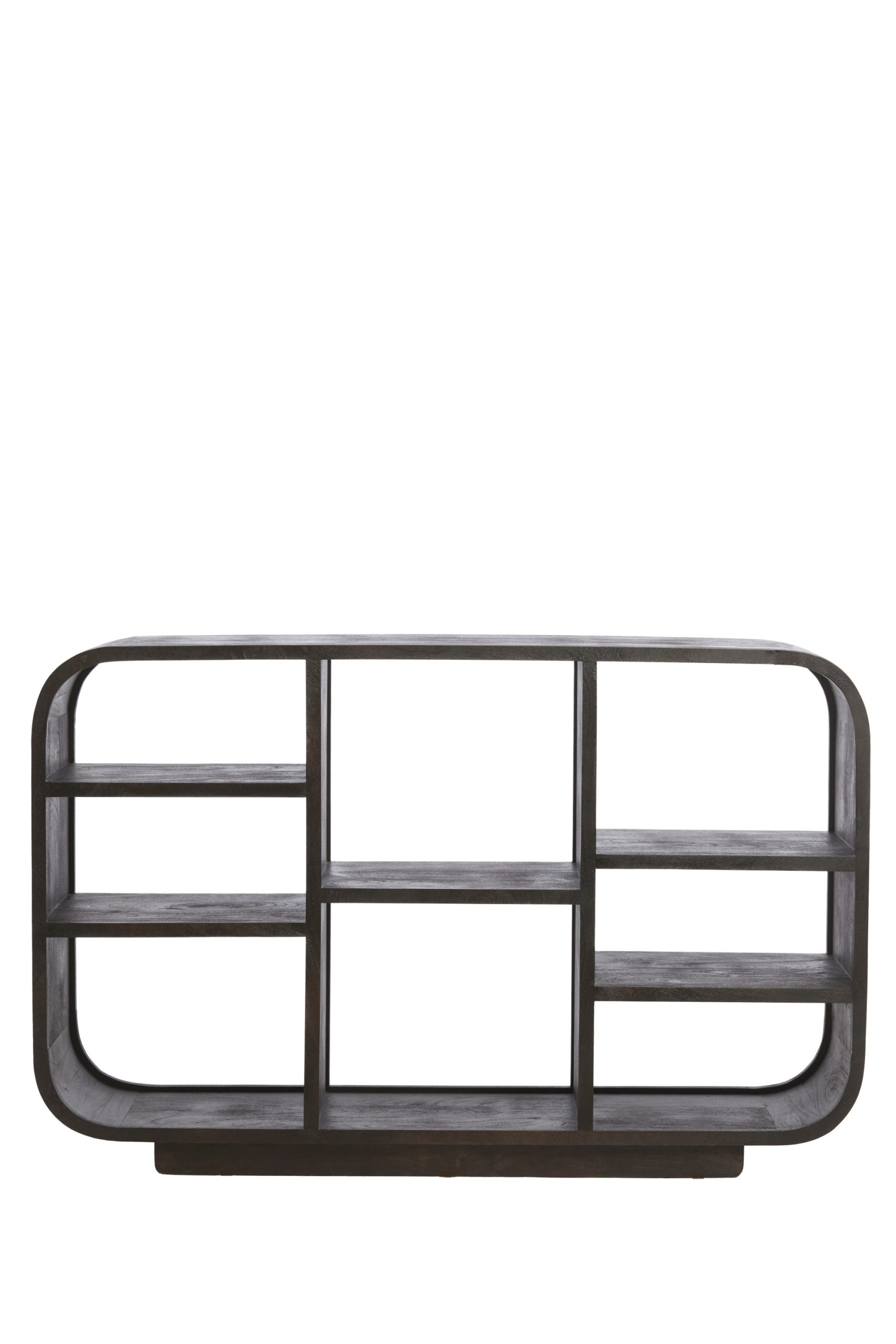 Light & Living Kast open 140x35x90 cm DANE hout mat donker roodbruin