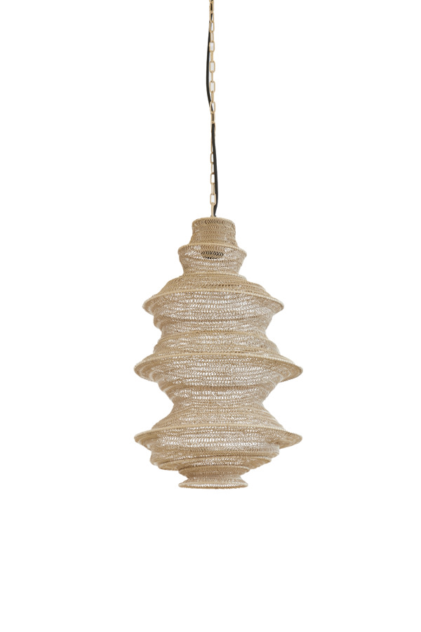 Light & Living Hanglamp Ø31x55 cm NAKISHA zand