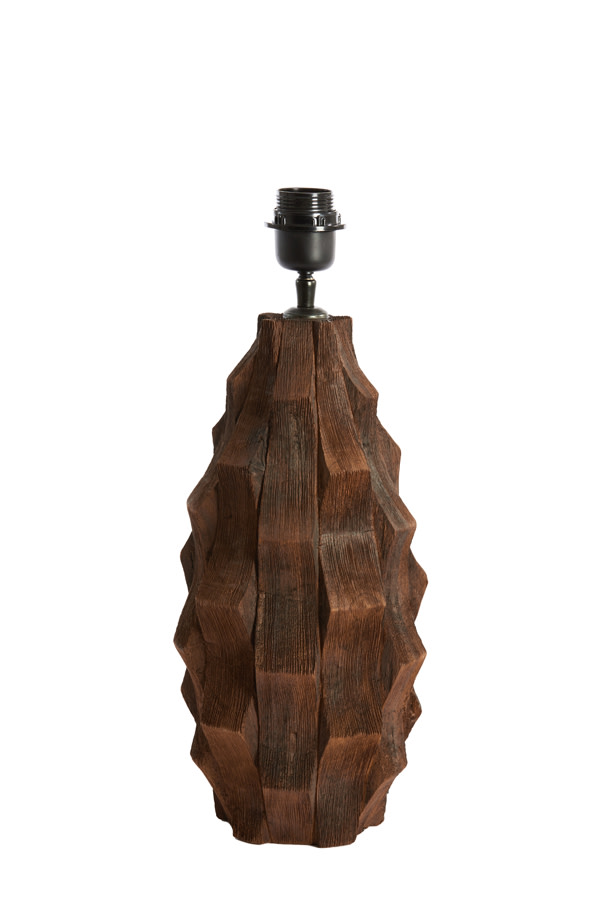 Light & Living Lampvoet Ø20x38 cm TAKABE hout chocolade bruin