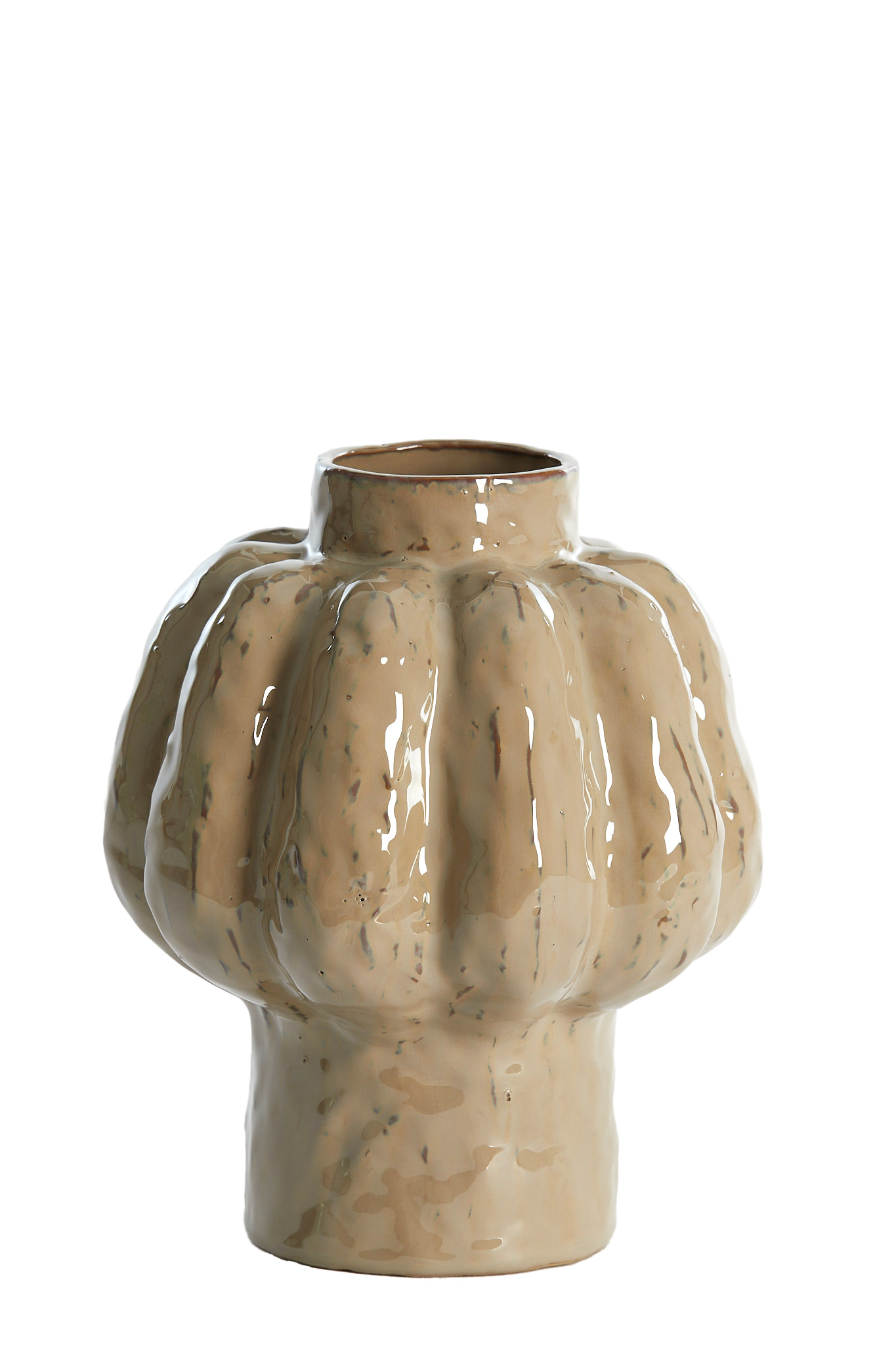 Light & Living Vaas deco Ø21,5x25 cm ALIVERI keramiek taupe