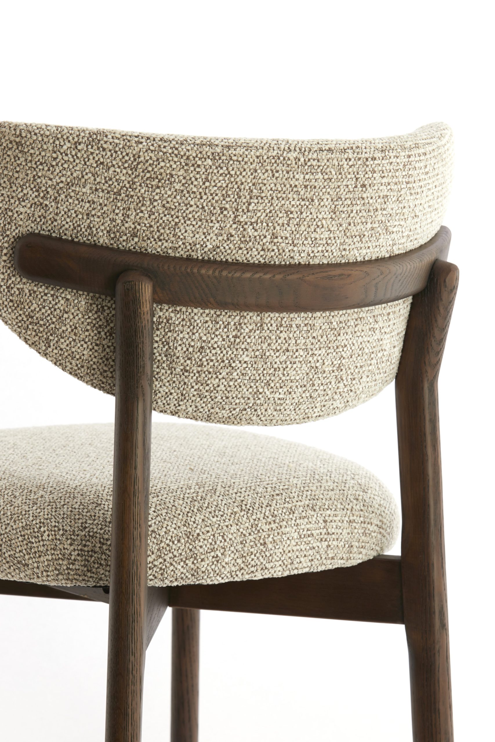 Light & Living Eetkamerstoel 54,5x51x80,5 cm TROSA hout d bruin+crème-bruin